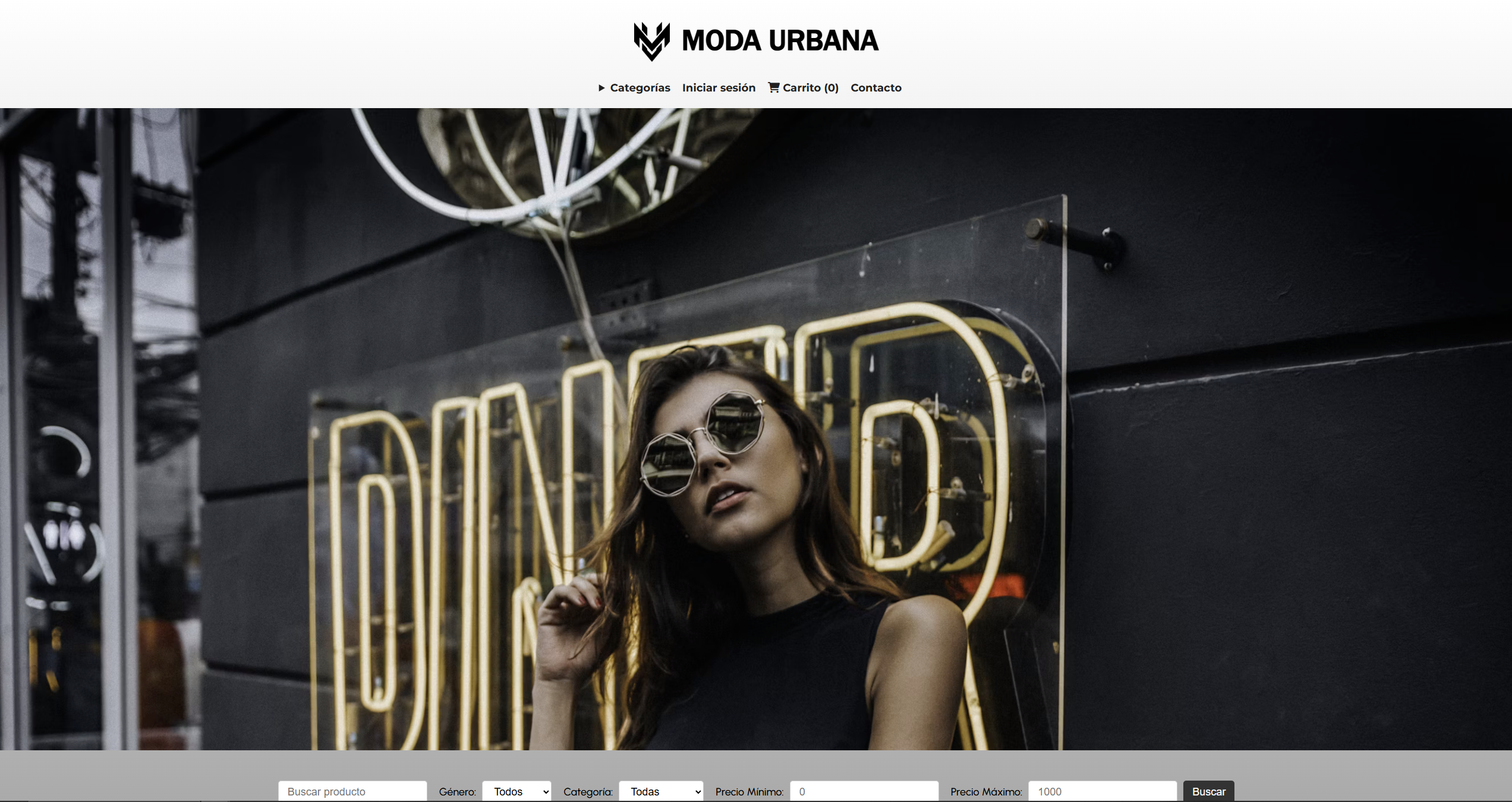Pagina web Moda Urbana
